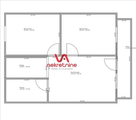 Lep Dvoiposoban Stan, 55m2, Uknjižen 1/1