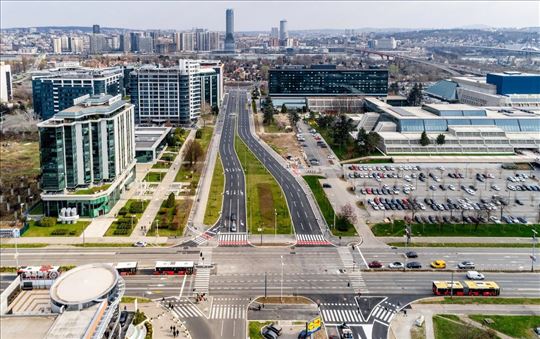 Novi Beograd Bulevar Zorana Djindjica 