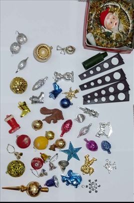 Novogodišnji ukrasi iz stare Jugoslavije 1980e