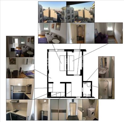 Ruzveltova, jednosoban stan 32.5 m2