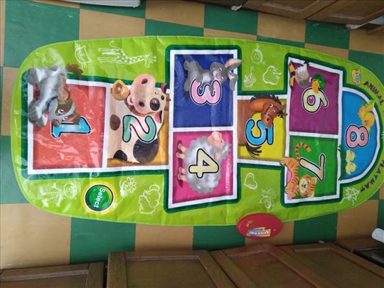 Zippy mat Animal hopscotch play mat,duz.180 cm.