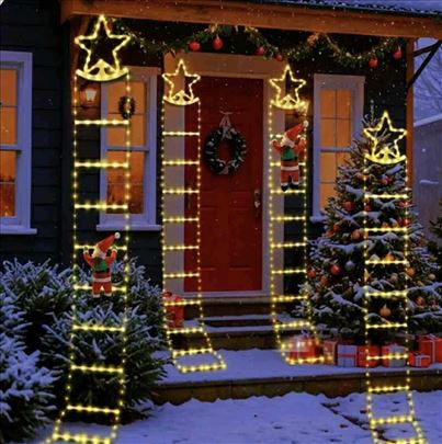 Božićna dekoracija penjuci Deda mraz