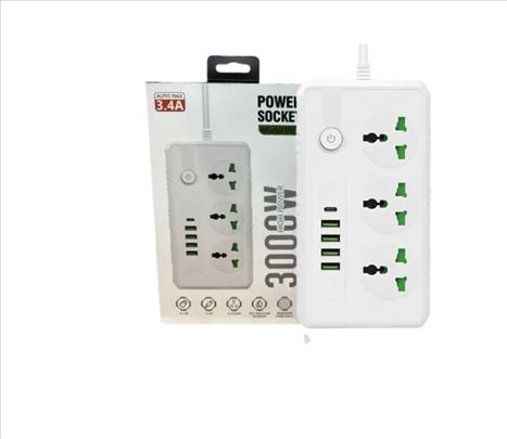 Uticnica razdelnik Power Socket 3000w Novo
