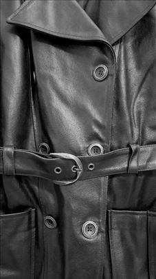 Kožna italijanska zimska jakna