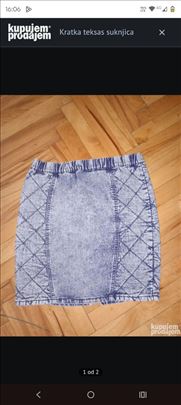 Kratka sexy teksas suknjica