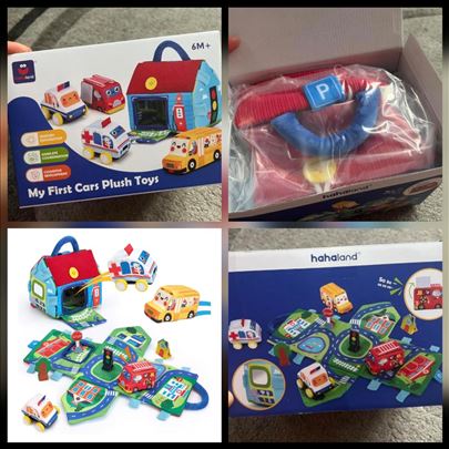 Mekana staza- garaža 2u1, sa autićima