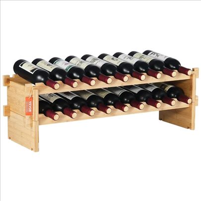 Modularne police stalak za vino za 18 boca