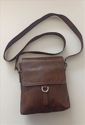 Muška elegantna torba braon boje