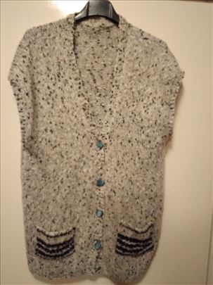 Prsluk vuneni rucni rad kopija Sirogojno