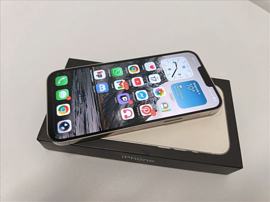 Apple iPhone 13 Pro Max 256GB white 10/10 full pak