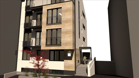 Lux Garsonjera sa dvoristem 52m2-bez provizije