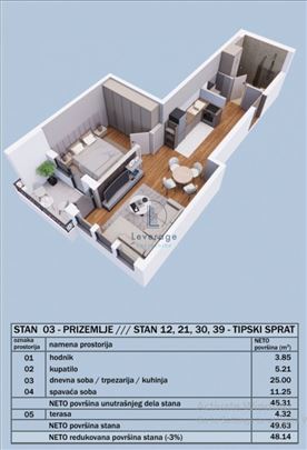 Mladenovac, novogradnja, Tozino Voće, 48 m2