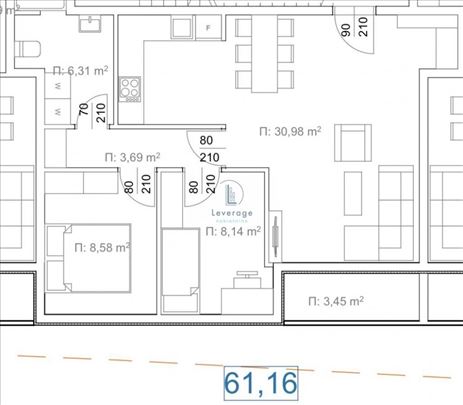 Novogradnja, pretprodaja, Mirijevo, 61.16 m2