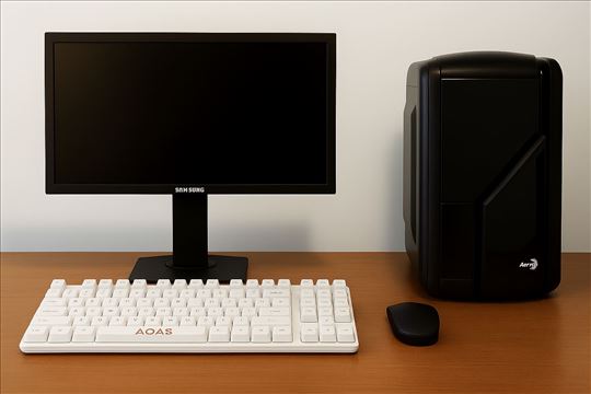 Gaming Setup–i5,GTX,16GB RAM,SSD,HDD + 24"Monitor