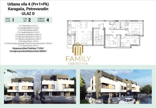 Luksuzna četvorosobna vila na prodaju u naselju Ka