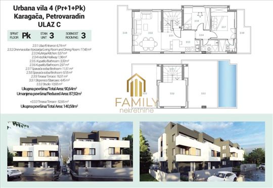 Lux vila sa bazenom na prodaju od 88m2