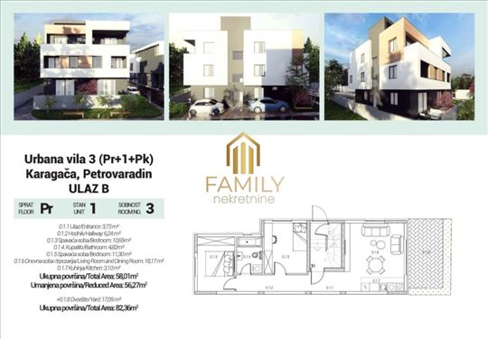 Na Prodaju: stan u vili na Karagači, Petrovaradin 