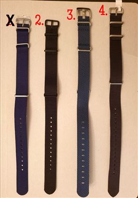 Nato Strap, narukvice za sat, kaiš 18mm