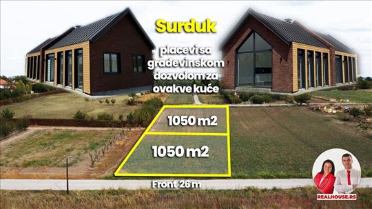 Placevi u Surduku sa gradj. dozvolom i projektom