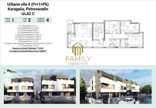 Prodaje se lux urbana vila na Karagači u Petrovara