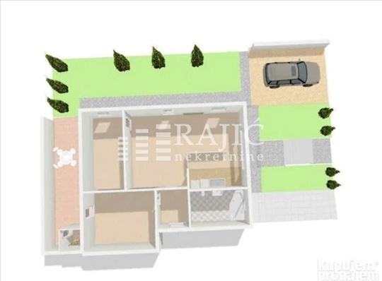 Zvezdara,Braće Todorovića,70m2,3.0+dvorište i park