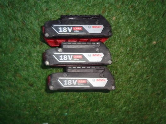 BOSCH baterija Li-jon 18 V - 2Ah - ORIGINAL