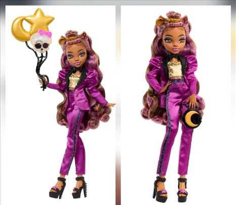 Monster High Clawdeen Wolf Ball lutka, novo