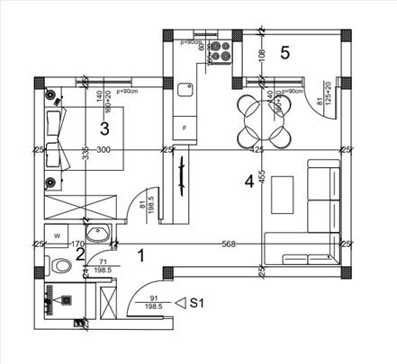 Odličan dvosoban stan! Sa pdv-om! Veternik!