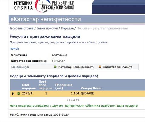 Plac na prodaju – Meljak, 12 ari