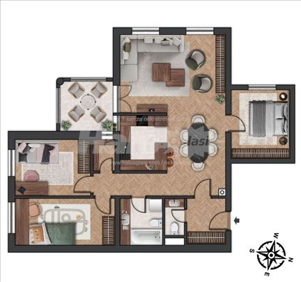 Četvorosoban stan 94m2 (realno 97m2) VLASNIK 