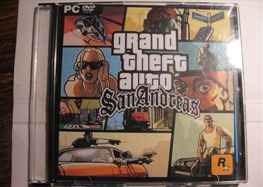 GTA San Andreas - PC igrica CD-ROM (za kompjuter)
