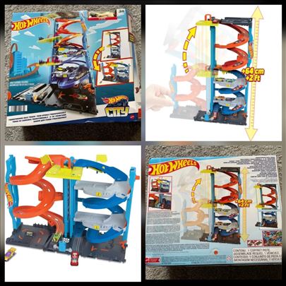 Hot Wheels Transforming Race Tower- novo