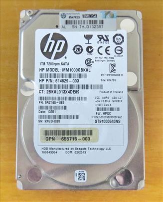 HPE 1TB 2.5 SATA3 Hot Plug Servierski MM1000GBKAL