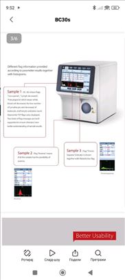 Mindray 3part diff hematološki brojač i CRP aparat