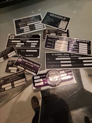 Plocice aluminijum ekstra kvalitet librice replike