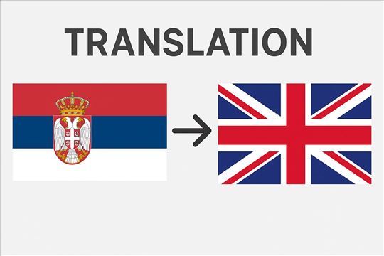 Profesionalni prevod i lektura (srpski→engleski)