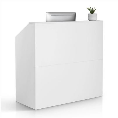 Recepcija pravougaoni sto za sank beli