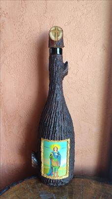 Sveti Dimitrije, Mitrovdan ukrasna slavska flaša