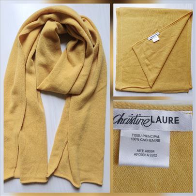 Žuti šal od kašmira, novo