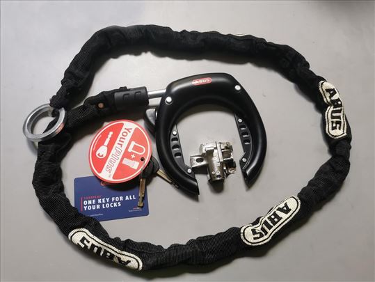 Abus Shild Xplus + lanac + brava za bateriju