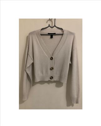 Crop džemper na kopčanje