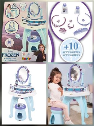 Frozen Elsa Smoby sto za šminkanje+ dodaci
