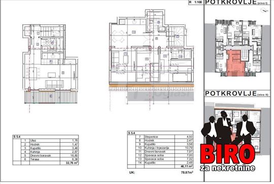 Novi Sad, Bulevar Evrope, Stan, 3, 79,00m2