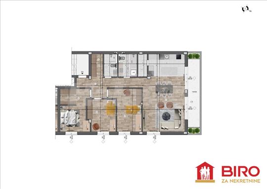 Novi Sad, Bulevar Evrope, Stan, 4, 128,00m2