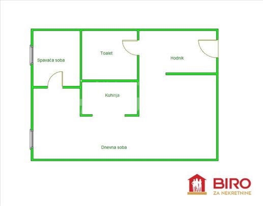 Novi Sad, Bulevar, Stan, 1.5, 38,00m2