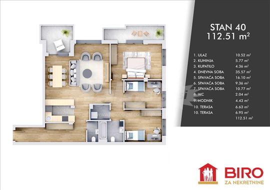 Novi Sad, Centar, Stan, 4, 113,00m2