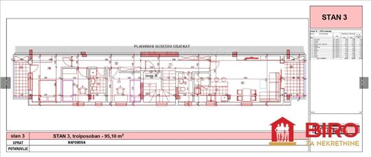 Novi Sad, Petrovaradin, Stan, 4, 95,00m2