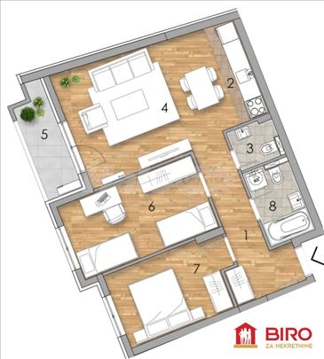 Novi Sad, Podbara, Stan, 3, 65,00m2