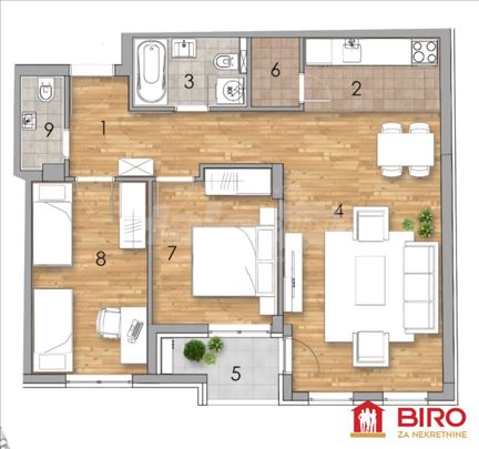 Novi Sad, Podbara, Stan, 3, 68,00m2