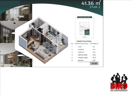 Stan,NOVI SAD,SAJAM,kv: 41.00, € 132100, ID: 10097